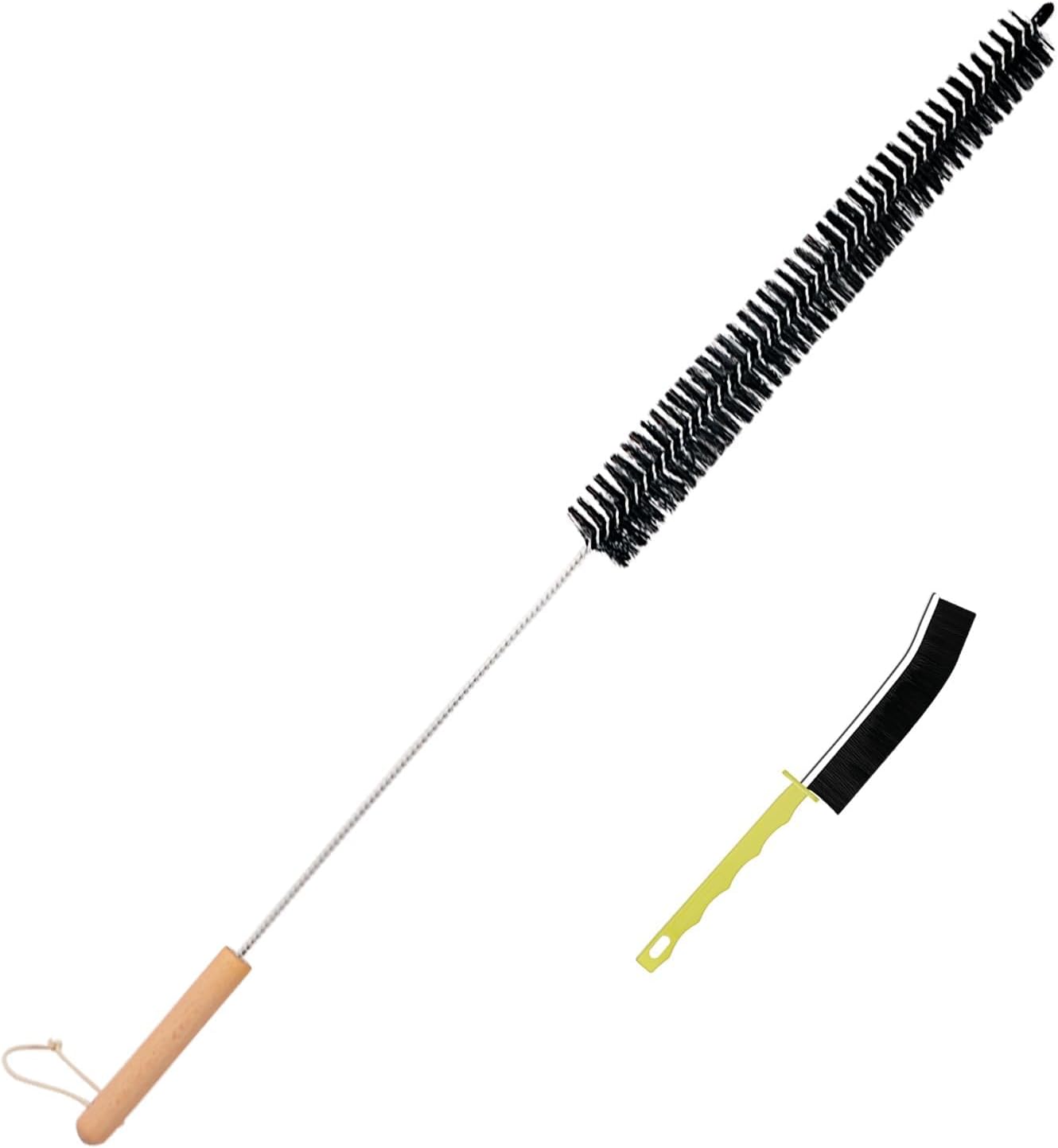 Dryer Lint Brush Vent Cleaner 30 inch Refrigerator Coil Cleaning Brushes Clothes Trap Duct Remover