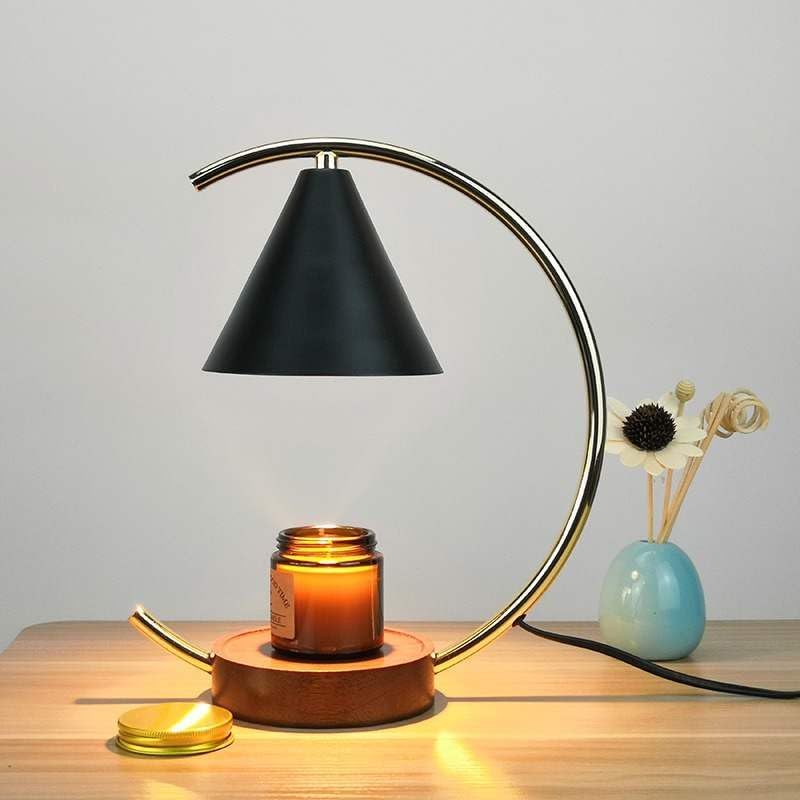Candle Warmer Lamp with Timer and Dimmer, Electric Scented Wax Warmer for Bedroom, Home Decor Aroma