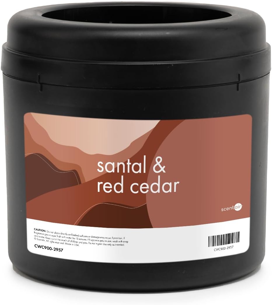 ScentAir Whisper Home Monthly Plug-in Refill, Fragrance Cartridge for Home and Office, Santal & Red
