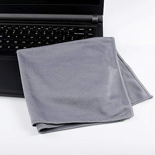 KLNYOO Microfiber Glass Cleaning Cloths Lint Free Streak Free Quickly and Easily Clean Windows &