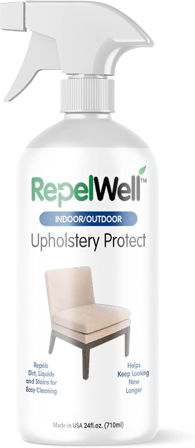 Eco-Friendly Upholstery Protect Stain & Water Repellent Spray 24oz – Non-Toxic, Pet-Safe Formula