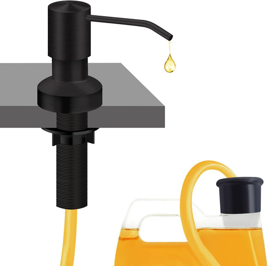 Sink Soap Dispenser for Kitchen Sink, Countertop Built in Sink Soap Dispenser with 47”Extension