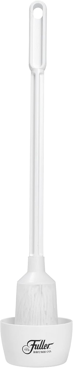 Fuller Brush Toilet Bowl Swab with Handy Holder Caddy – Antimicrobial Toilet Swab with Soft