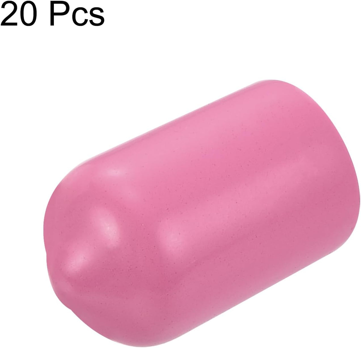 uxcell 20pcs Rubber End Caps 9mm(3/8 inch) ID Vinyl PVC Round Tube Bolt Cap Cover Screw Thread