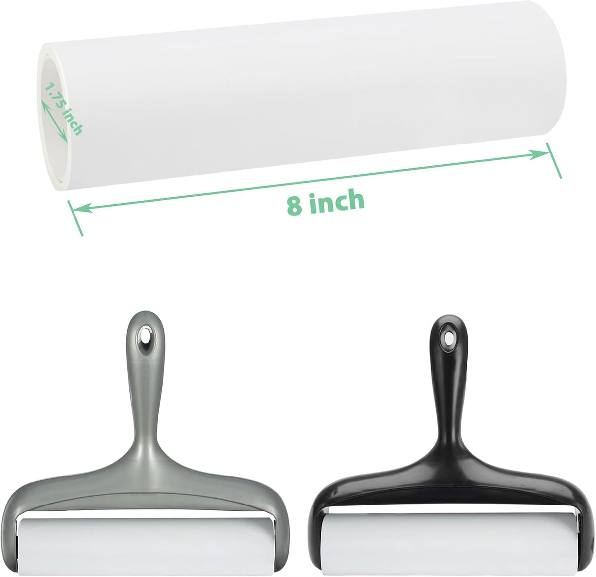 8 inch Large Surface Roller Refills Only for Scotch-Brite Pet Hair Pickup Extra Sticky Large Lint
