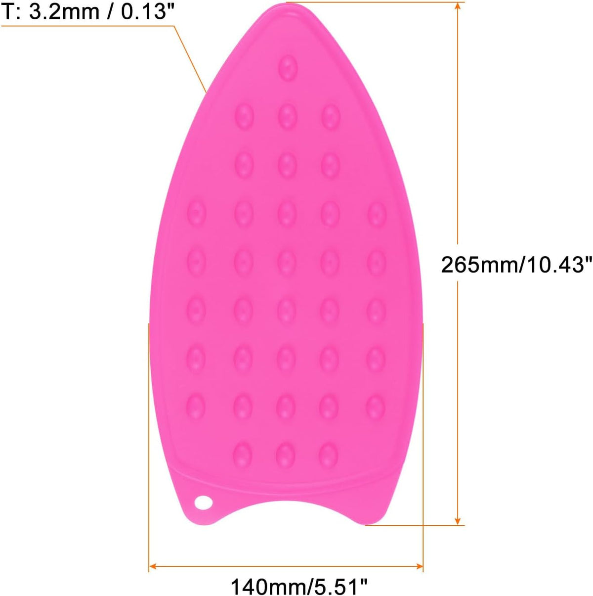 HARFINGTON Silicone Iron Rest Pad, Multipurpose Iron Hot Resistant Mat Iron Rest Plate for Ironing