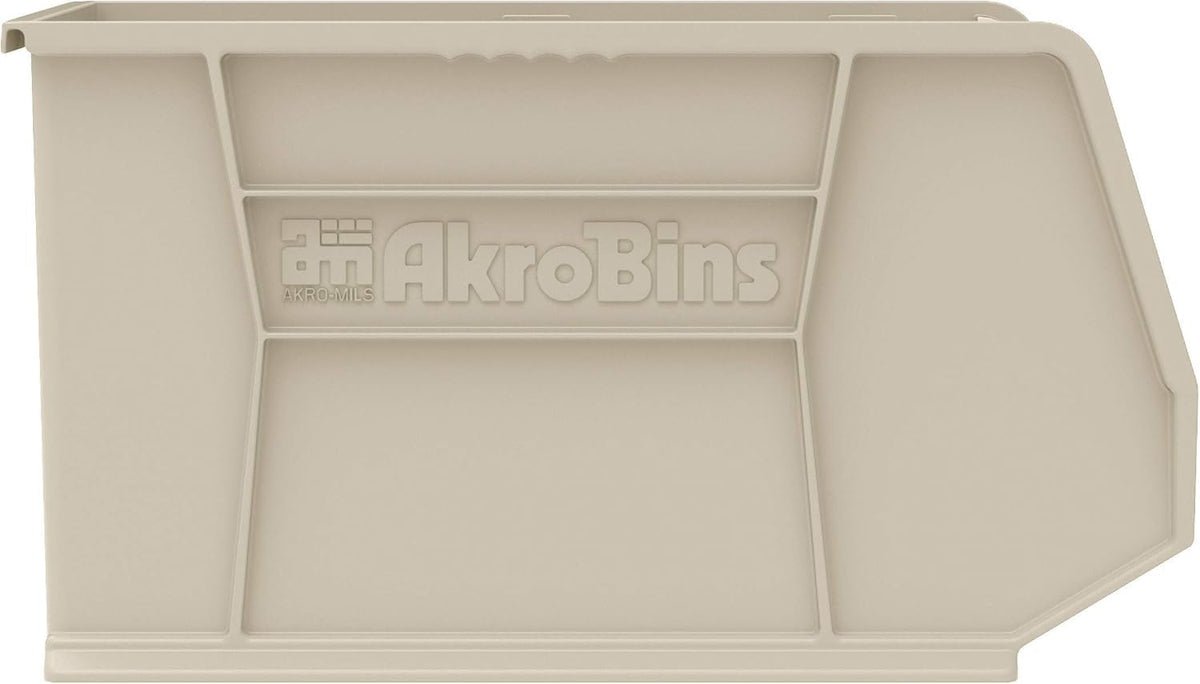 Akro-Mils 30260 AkroBins Plastic Storage Bins, Space-Saving Stackable Bins for Garage, Pantry