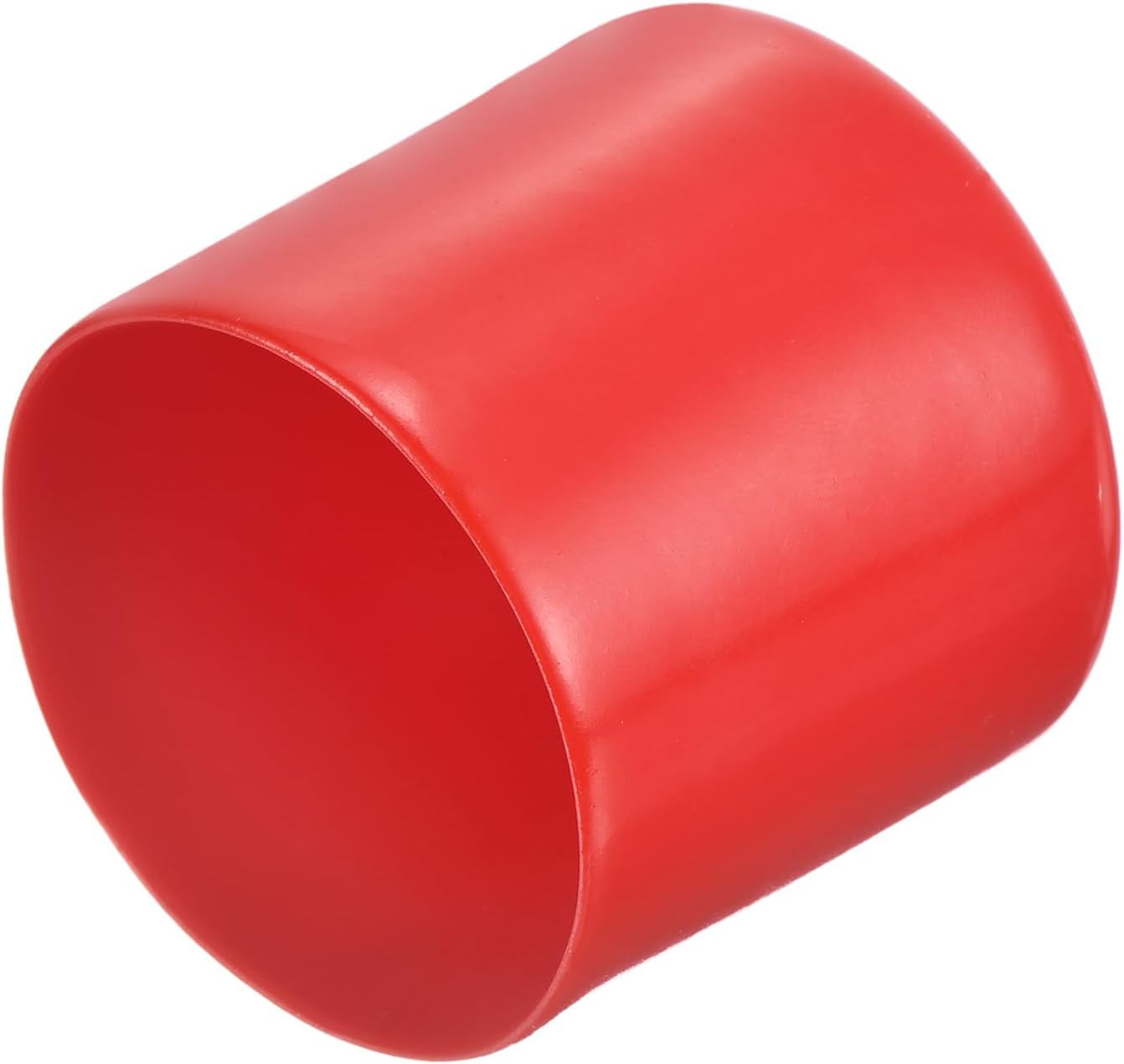 uxcell 20pcs Rubber End Caps 45mm ID Vinyl Round Tube Bolt Cap Cover Thread Protectors Red