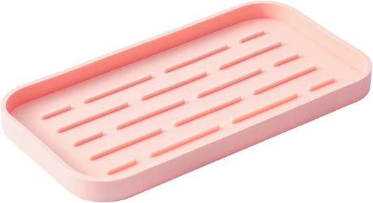 Silicone Kitchen Sink Organizer Tray for Multiple Usage,Easy Clean,Eco-Friendly Sponges Holder for