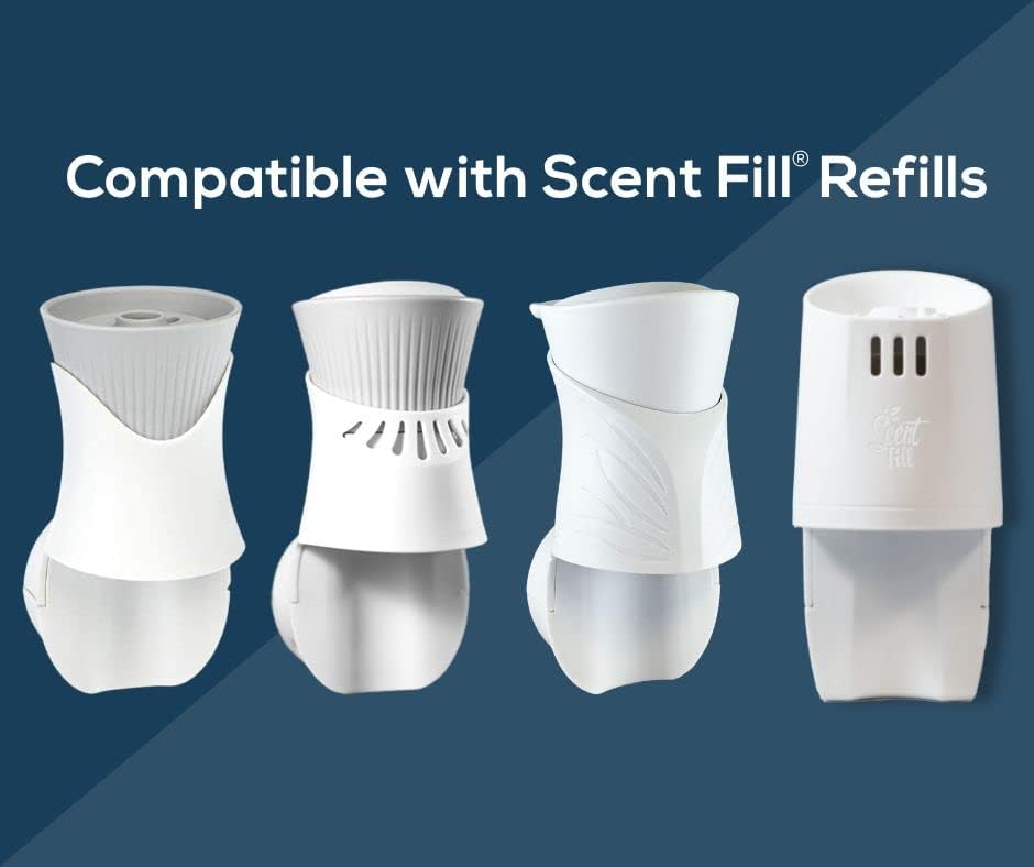 Scent Fill Pineapple & Floral Plug in Air Freshener, 4 Scented Oil Refills