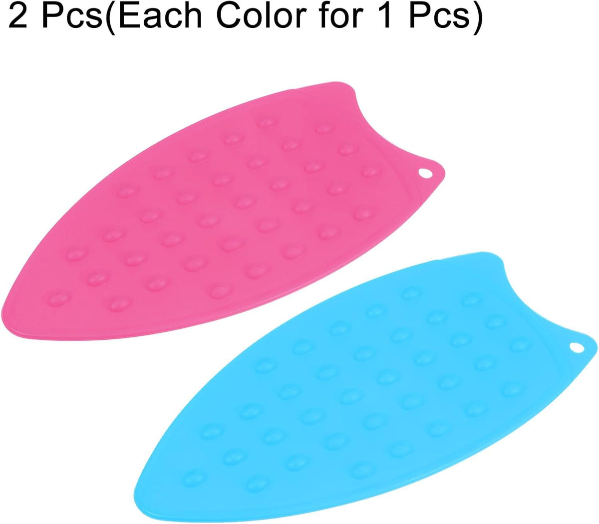 HARFINGTON 2pcs Silicone Iron Rest Pad, Multipurpose Iron Hot Resistant Mat Iron Rest Plate for