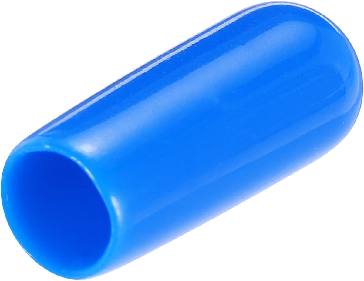 uxcell 20pcs Rubber End Caps 5mm(3/16") ID Vinyl PVC Round Tube Bolt Cap Cover Screw Thread