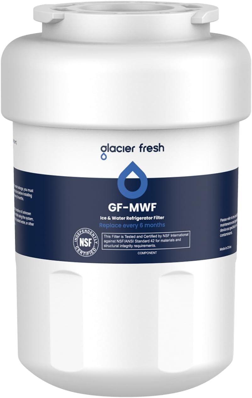 GLACIER FRESH Replacement for MWF Refrigerator Water Filters, SmartWater MWFP, MWFA, GWF, HDX