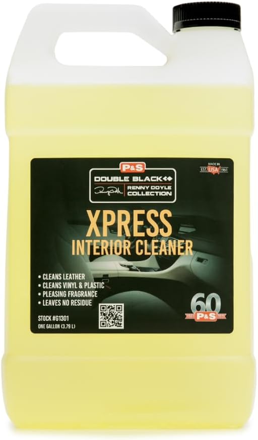 P & S Professional Detail Products Xpress Interior Cleaner – Safe for Leather, Vinyl, Plastic &