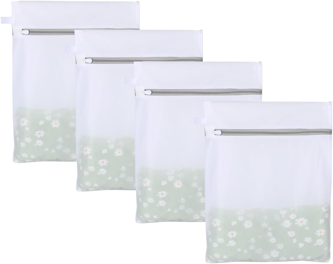 Mesh Laundry Bags, Mesh Wash Bags, Durable Mesh Structure with Strong Zipper, Suitable for