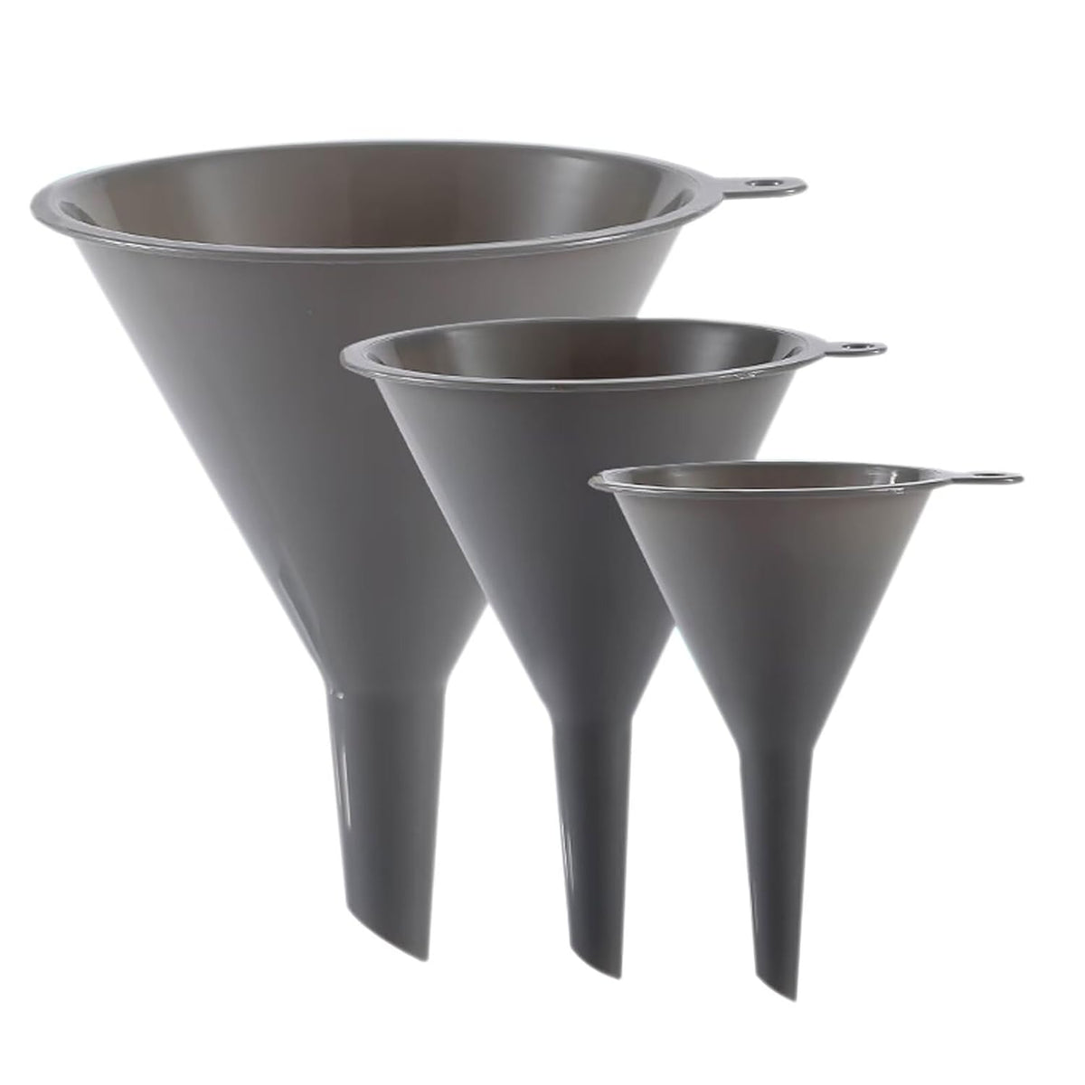 Plastic Kitchen Funnel Set of 3, Round Kitchen Funnels for Filling Bottles, Durable and