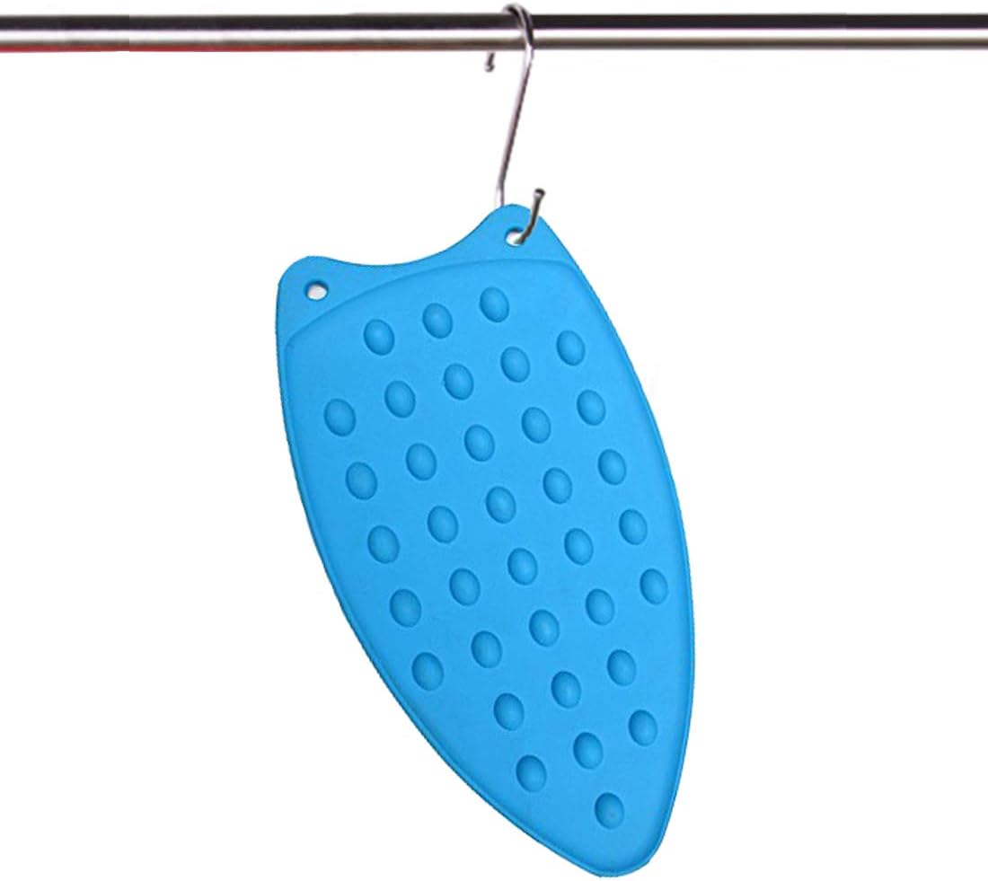 LeLehome Silicone Iron Rest Pad for Ironing Board Hot Heat Resistant Steam Compact Mat Anti-Slip