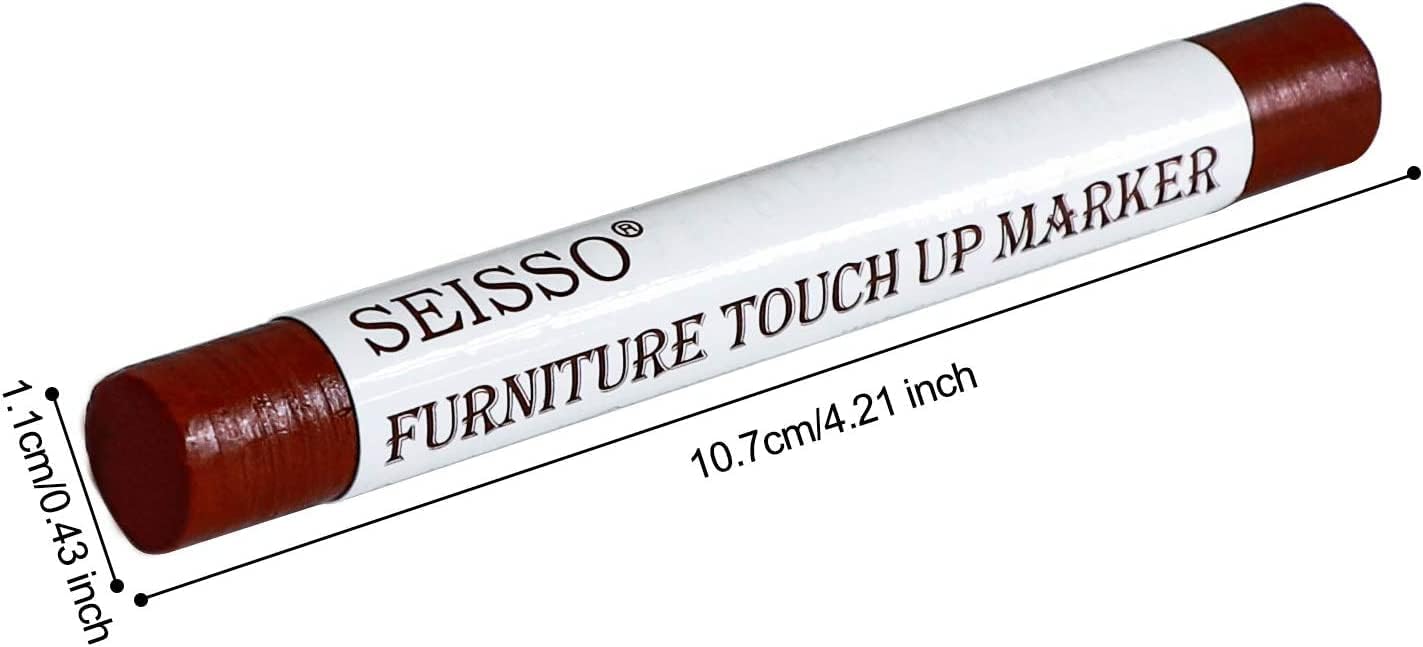 SEISSO Wood Filler Sticks, Furniture Wax Crayons for Scratches, 10 Pcs Wood Floor Repair Wax Filler