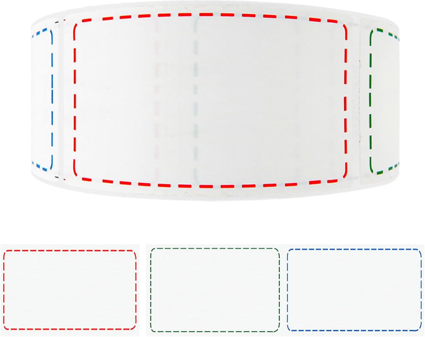 500 Removable Freezer Labels, 2x3 inches Water Oil Waterproof Stickers to Write on for Bottles