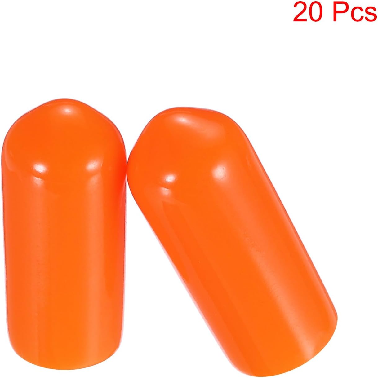 uxcell 20pcs Rubber End Caps 6mm(1/4") ID Vinyl PVC Round Tube Bolt Cap Cover Screw Thread