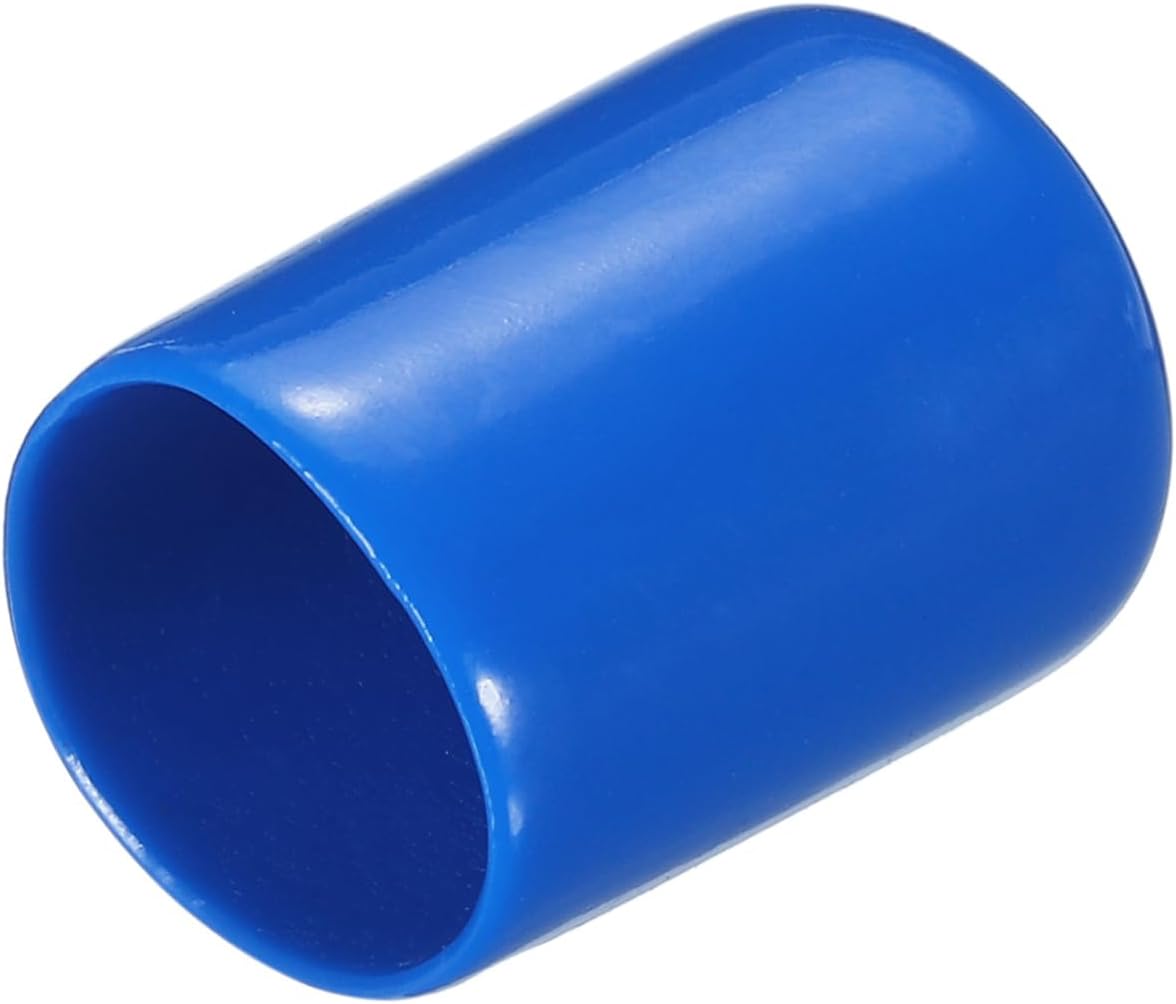 uxcell 20pcs Rubber End Caps 14mm ID Vinyl PVC Round Tube Bolt Cap Cover Screw Thread Protectors