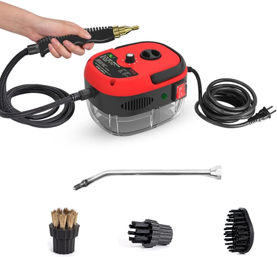 2500W Portable Handheld Steam Cleaner, High Temperature Pressurized Steam Cleaning Machine with