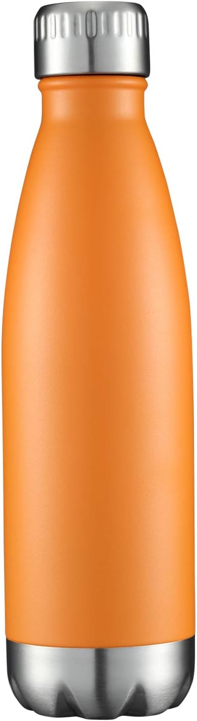 HASLE OUTFITTERS 17oz Stainless Steel Water Bottles, Vacuum Insulated Water Bottles Double Walled