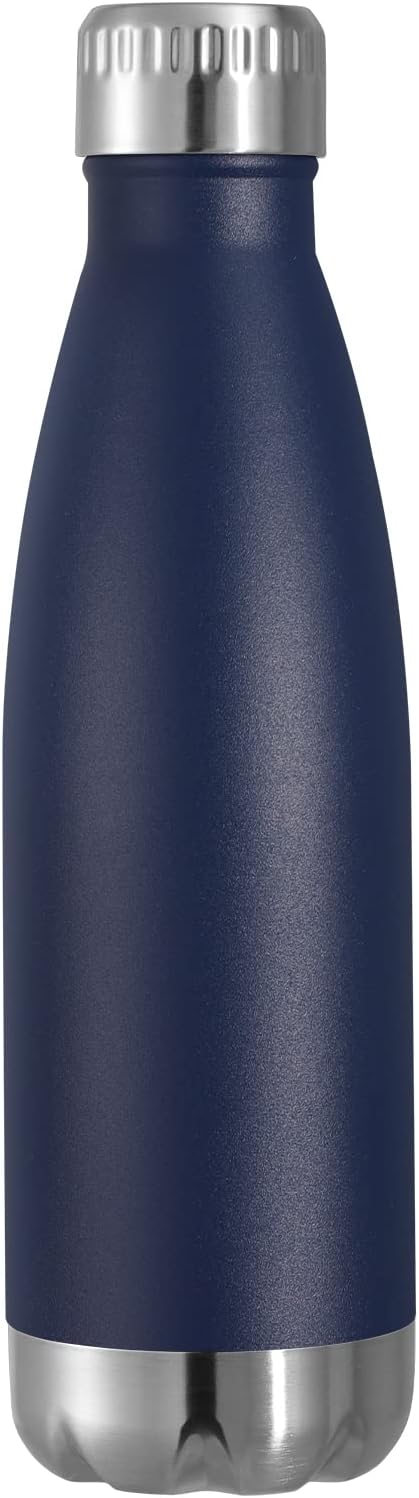 VEGOND 17oz Stainless Steel Water Bottles, Reusable Metal Sports Water Bottle Keeps Drink Hot and