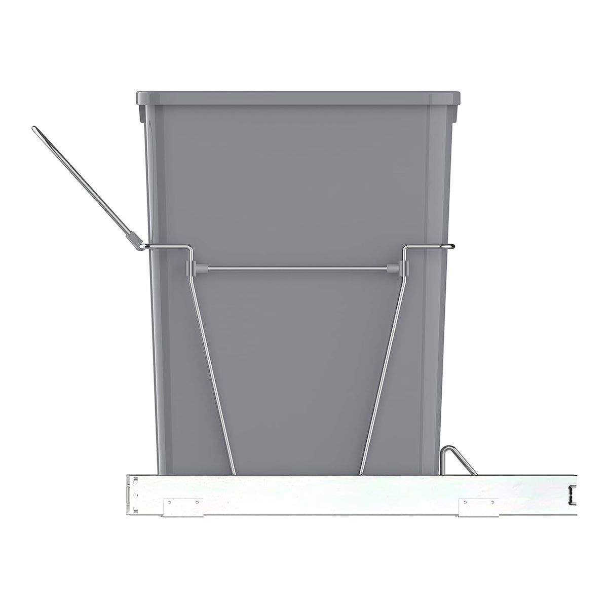 Single Pullout Trash Can for Under Kitchen Cabinets Include Single 35QT Trash Bin Doesn't Include