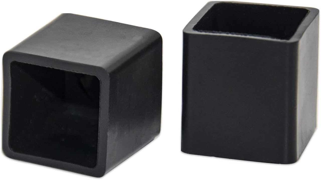 Flyshop Flexible Anti-Scratch PVC Patio Chair Table Leg Caps Tips Floor Protectors Square Furniture