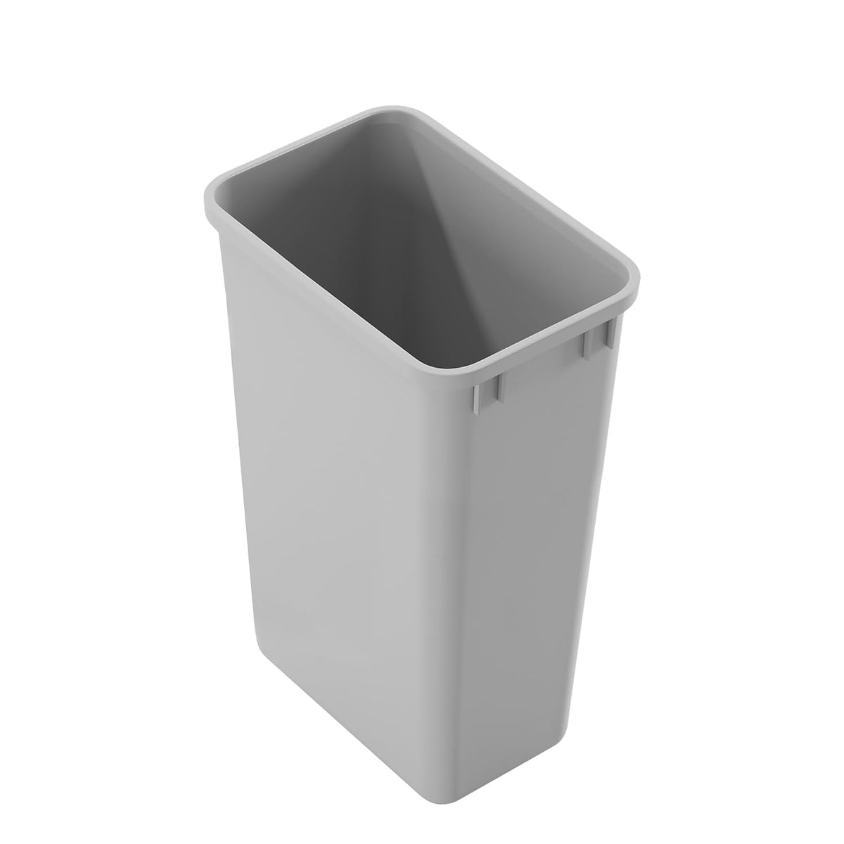 Dowell 50L Wastebasket Trash Container, 52.8Qt/13.2Gal, Plastic, Stackable, for