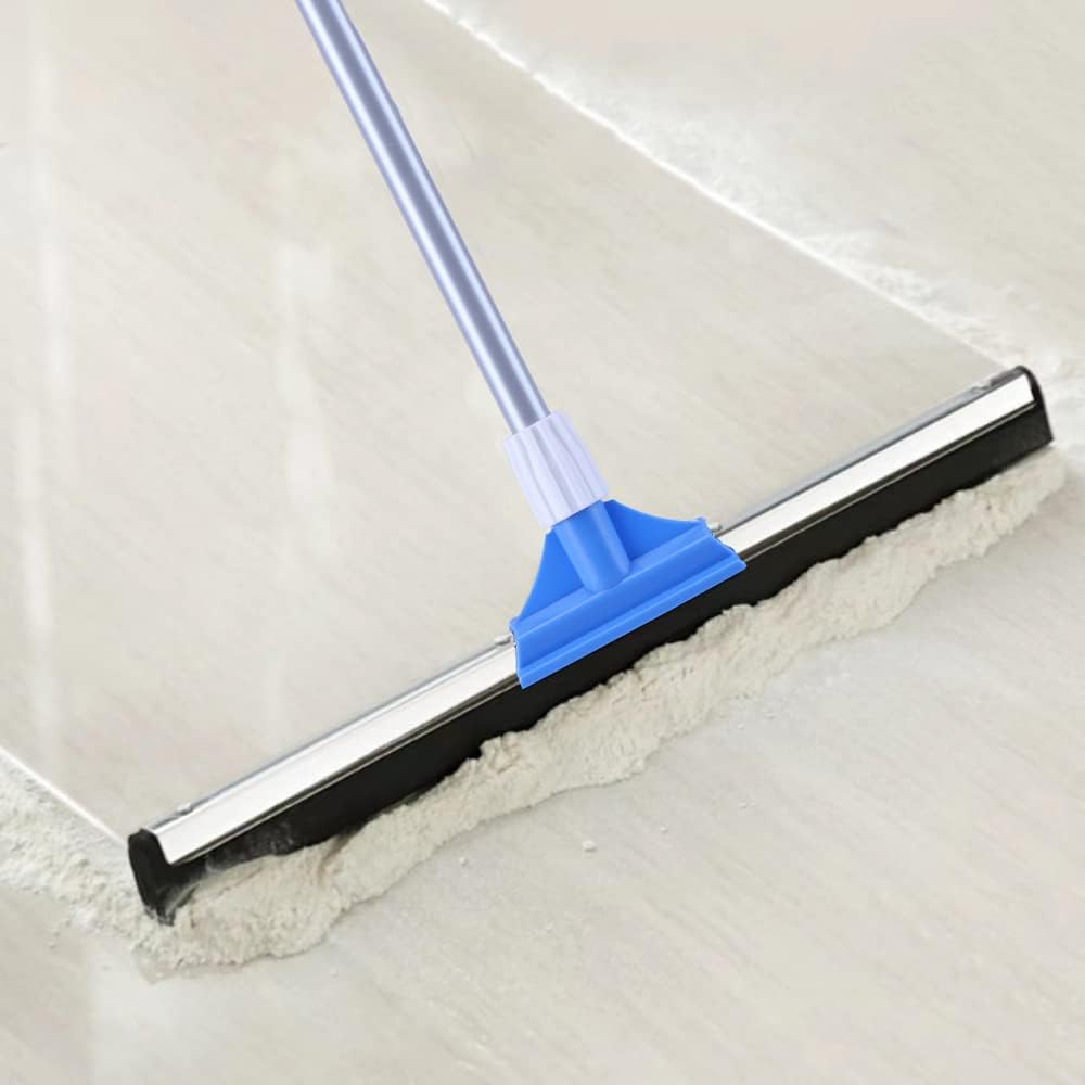 YONILL Floor Squeegee for Concrete Floor - 50" Squeegee Broom with Long Handle for Tile Floor