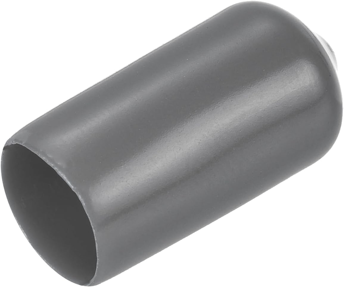 uxcell 20pcs Rubber End Caps 10mm(3/8") ID Vinyl PVC Round Tube Bolt Cap Cover Screw Thread