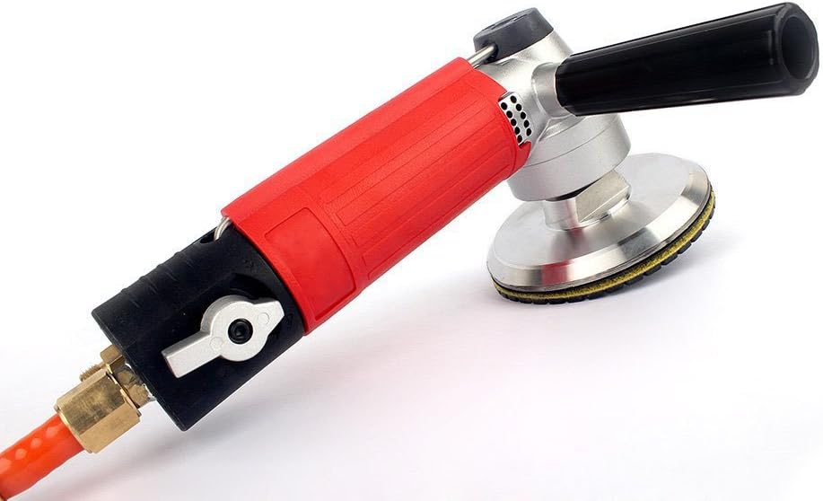 Air Wet Polisher/ Sander 4-Inch Versatile Wet Stone Grinder 4500 Rpm Pneumatic with Front Side