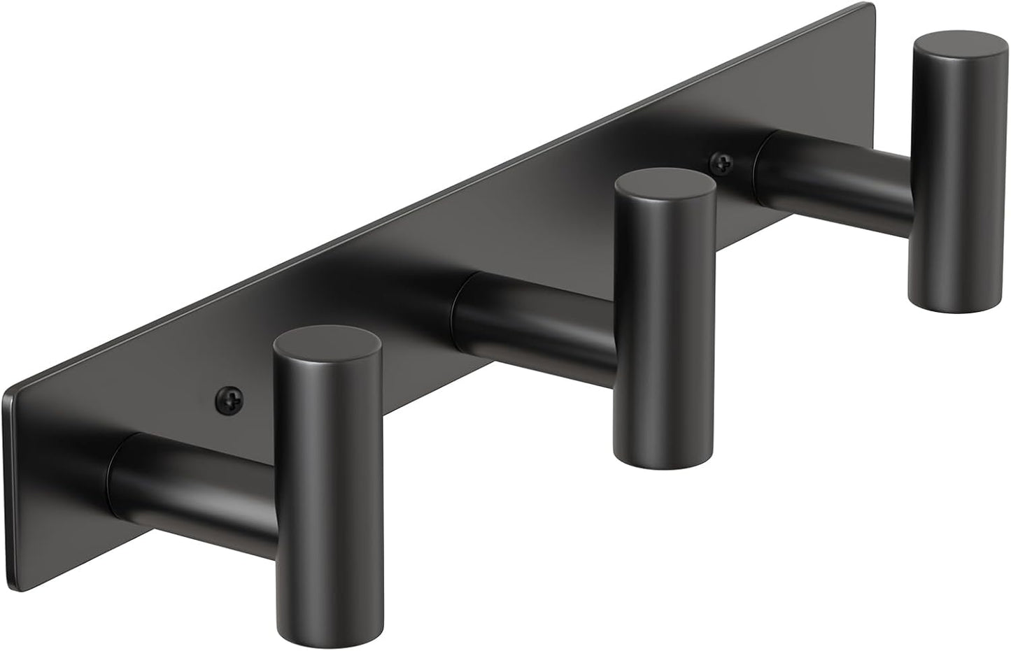 PMMASTO Coat Rack Wall Mounted, 3 "T Shaped Wall Hooks for Hanging, Heavy Duty Stainless Steel Coat