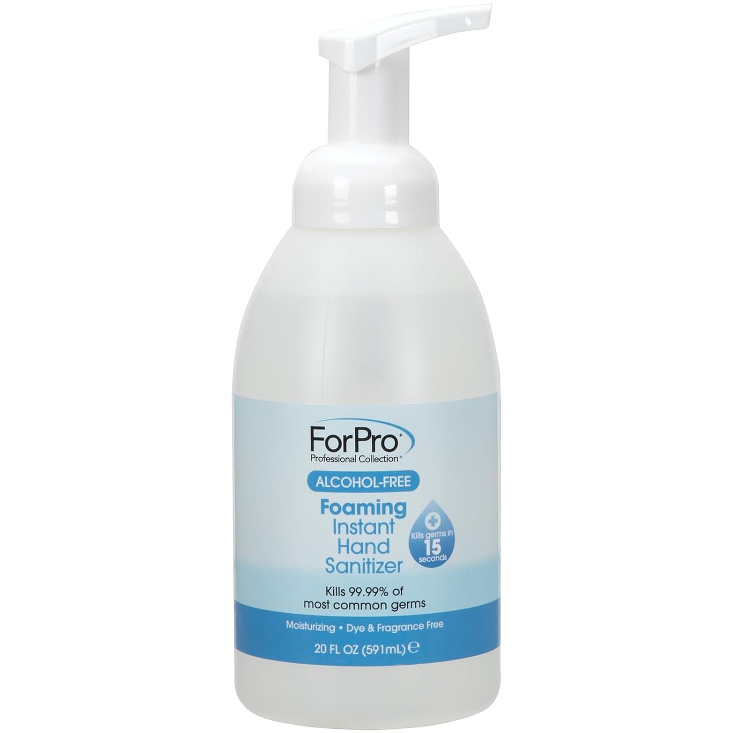 ForPro Professional Collection Alcohol-Free Foaming Instant Hand Sanitizer, Moisturizing, Dye and