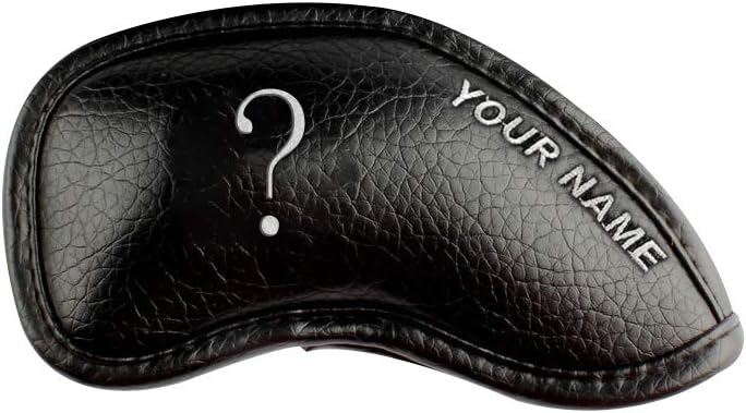 CRAFTSMAN GOLF 12pcs or 1pc Thick Synthetic Leather Golf Iron Head Covers Set Headcover Fit All