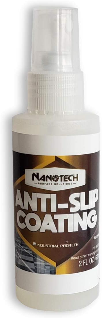 Nanotech Surface Solutions Anti-Slip Coating - Increases Friction Coefficient- Reduces Slip & Fall