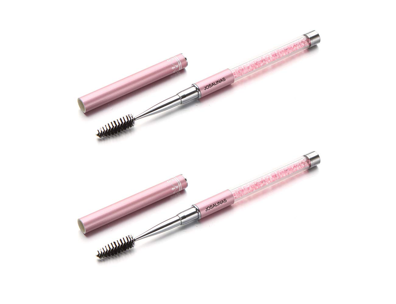 2PCS Mascara Brushes Eyebrow Eyelash Brushes Mascara Wands Applicators Eye Brushes Portable