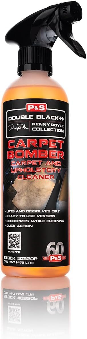 P & S PROFESSIONAL DETAIL PRODUCTS Carpet Bomber – Professional Upholstery Cleaner, Citrus-Based