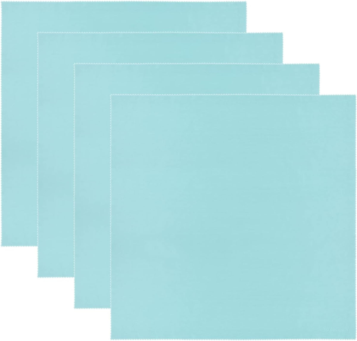 Wisdompro Extra Large 4-Pack Microfiber Cleaning Cloth For Laptop, LCD TV, Computer Screen