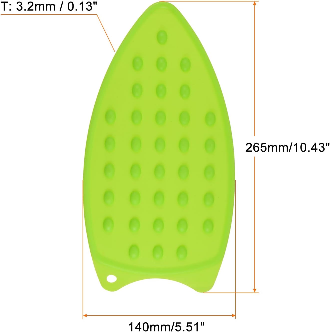 HARFINGTON Silicone Iron Rest Pad, Multipurpose Iron Hot Resistant Mat Iron Rest Plate for Ironing