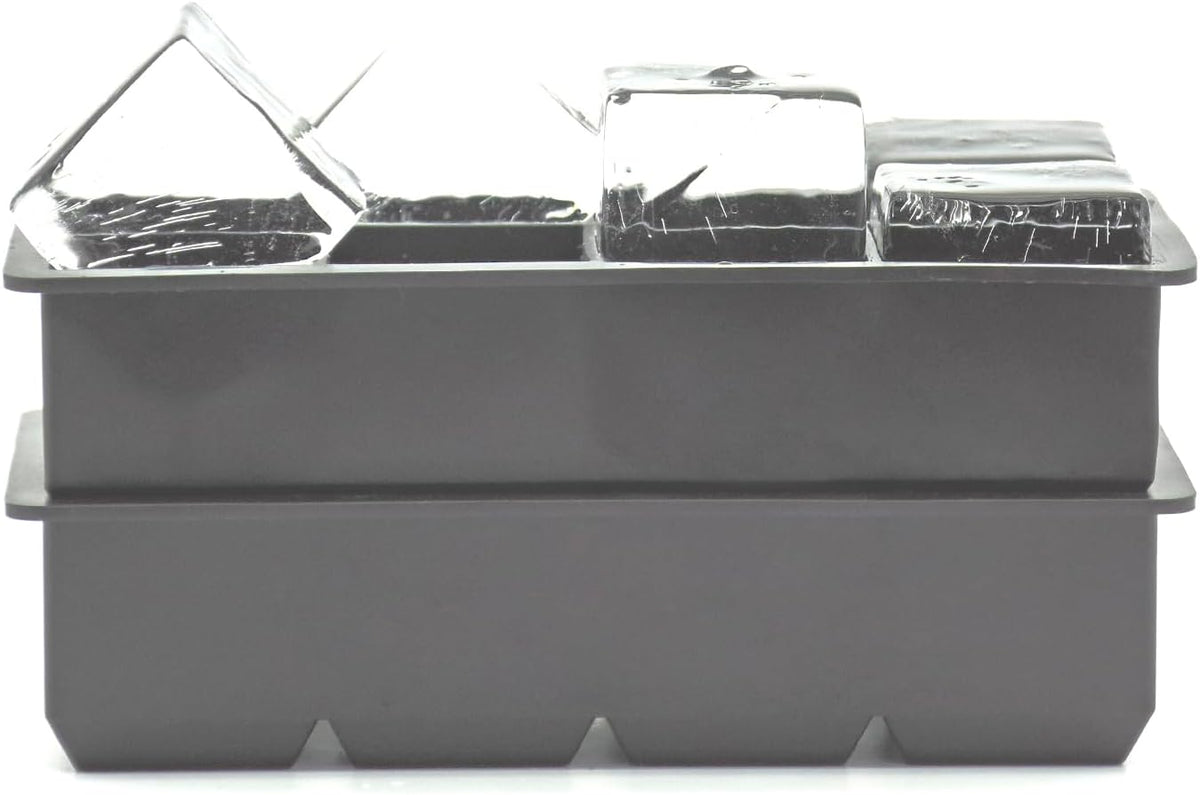 Bangp Large Ice Cube Trays 2 Pack,Big Ice Cube Molds with Removable Lids,Easy Release and Stackable