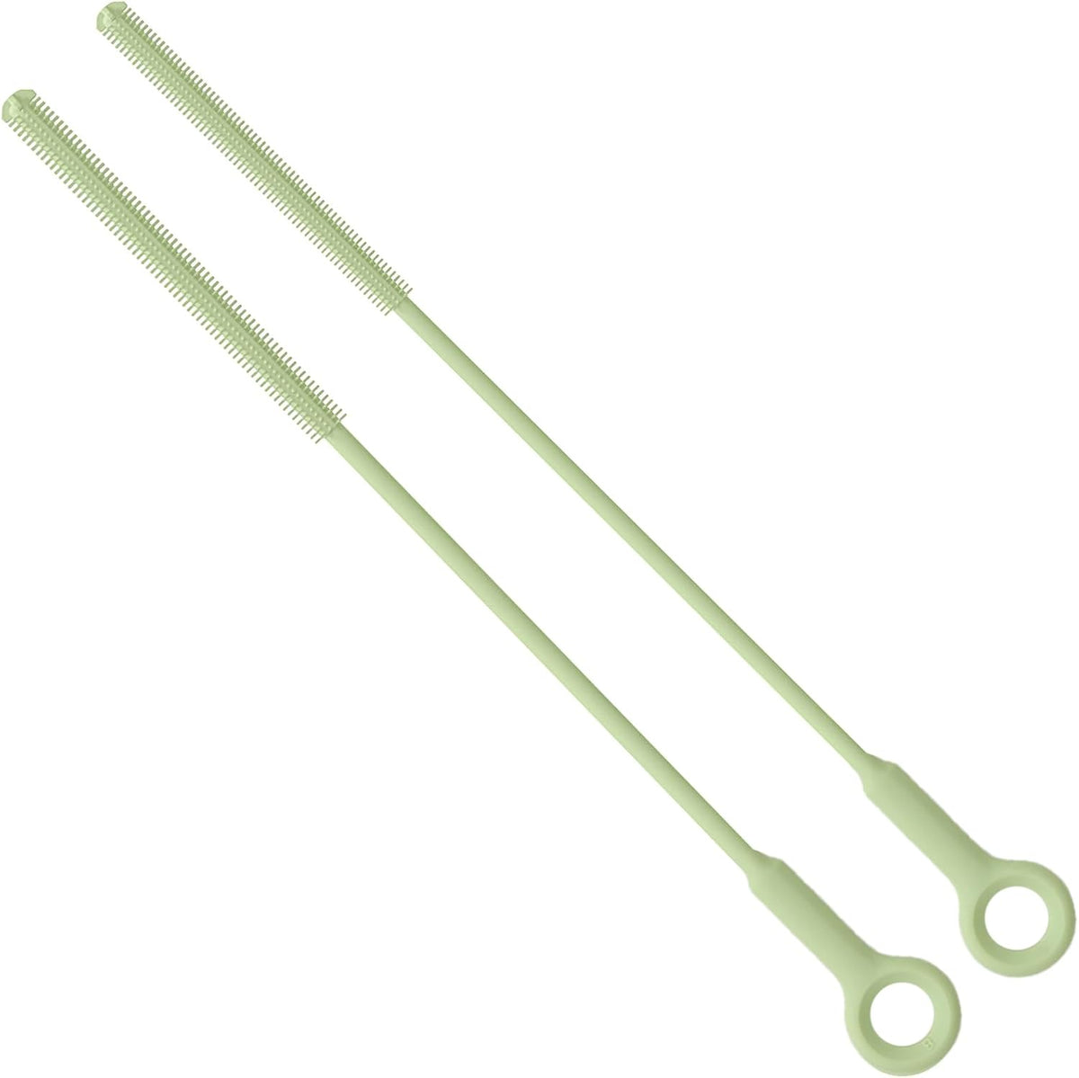 Extra Long Straw Cleaner Brush,Reusable and Soft Silicone Straw Cleaning Brush to Clean