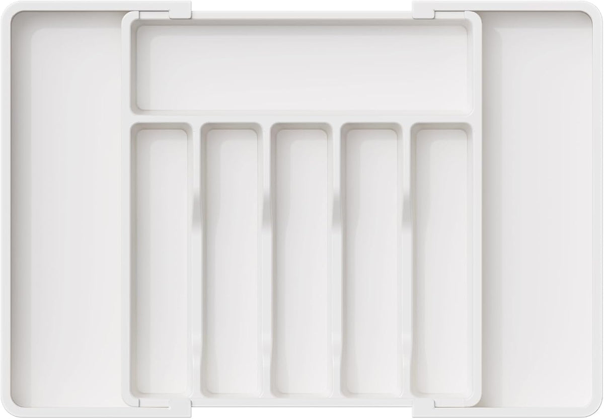 Lifewit Silverware Drawer Organizer, Expandable Utensil Tray for Kitchen, BPA Free Flatware and