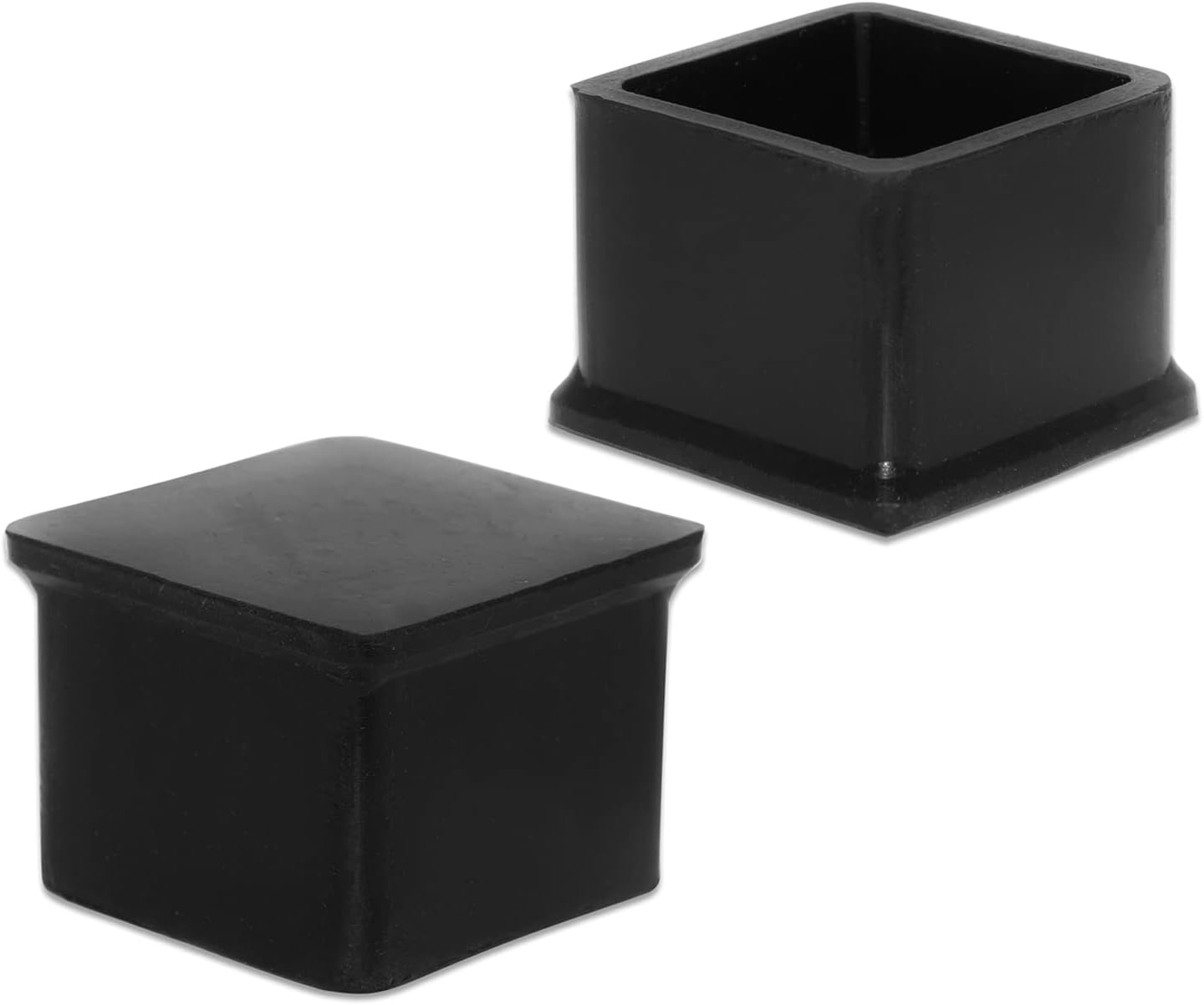 Flyshop Durable Non-Marking Silicone Chair Leg Caps Tips Floor Protectors Square Furniture Table