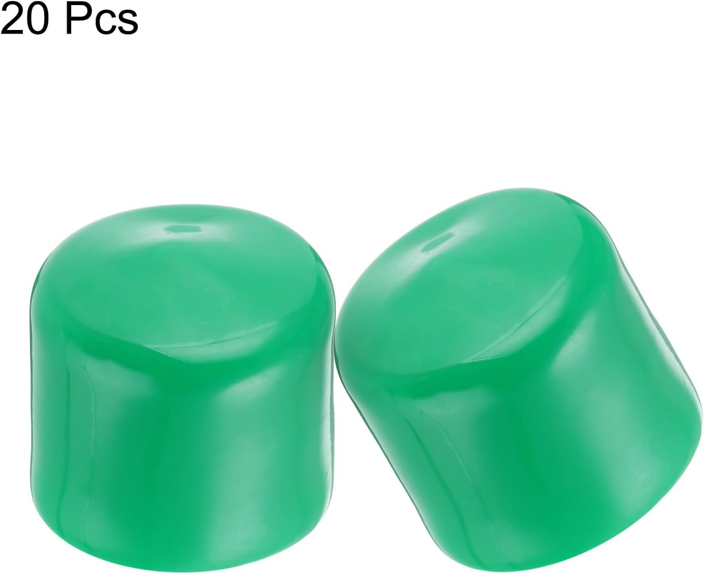 uxcell 20pcs Rubber End Caps 50mm(2 Inch) ID Vinyl PVC Round Tube Bolt Cap Cover Screw Thread