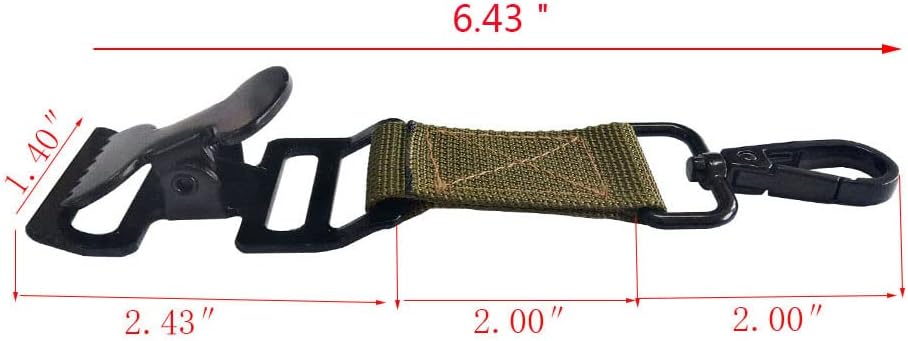 Glove Holder Clip Grabber for Work, Rescue Firefighter Turnout Gear With Alligator Clip, Utility