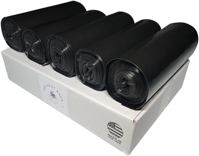 45 Gallon Garbage Trash Bag 40X46" 1.5 Mil Black 100 Count Can Liner Bulk 40 Gallon 41 Gallon 42