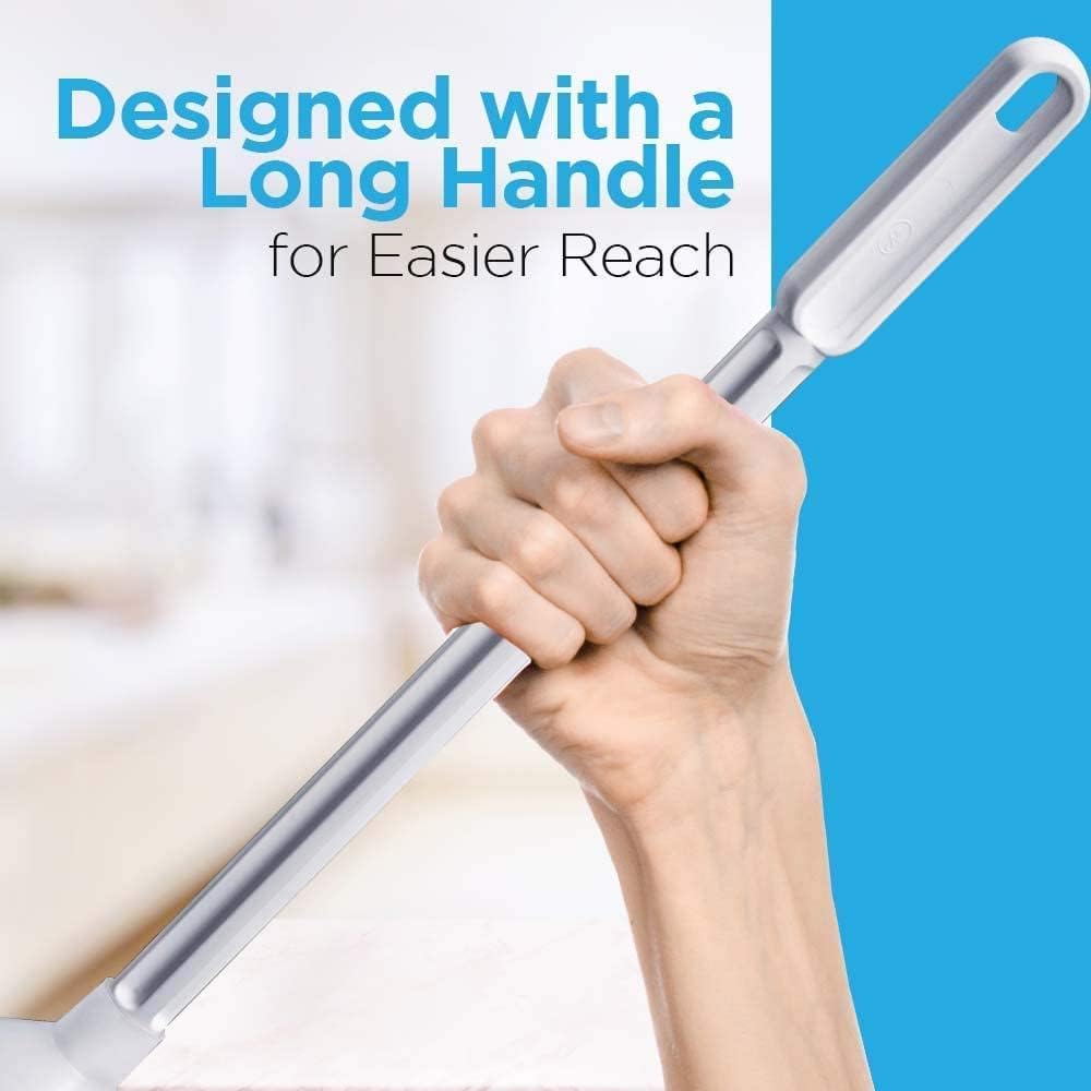 Fuller Brush Toilet Bowl Swab with Handy Holder Caddy – Antimicrobial Toilet Swab with Soft